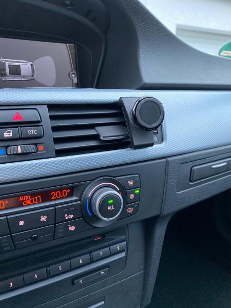Handyhalter passend zu BMW 3er E90, E91, E92, E93 2005–2013 Made in GERMANY inkl. Magnethalterung 360° Dreh-Schwenkbar!!